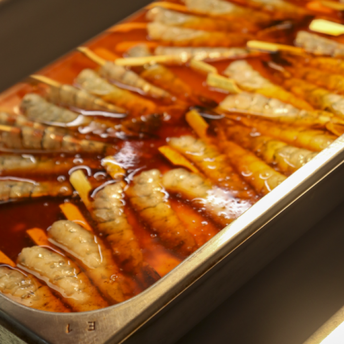 Gambas marinées
