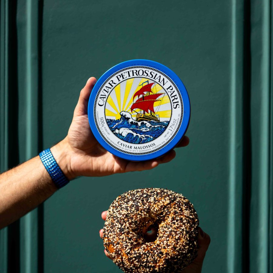 Sisi bagels x petrossian